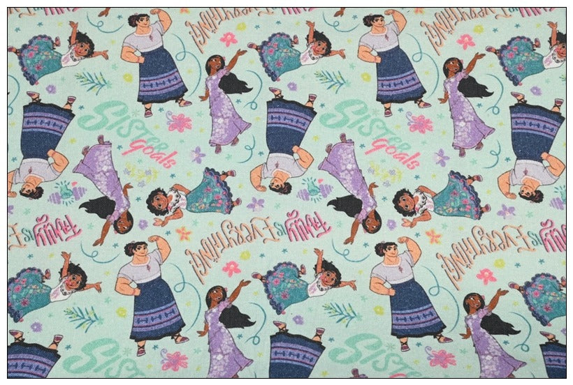 SALE! Encanto Characters Mirabel Madrigal 3 prints ! 1 Yard Quality Medium Thickness Plain Poly Fabric, Fabric by Yard, Yardage Fabrics2503