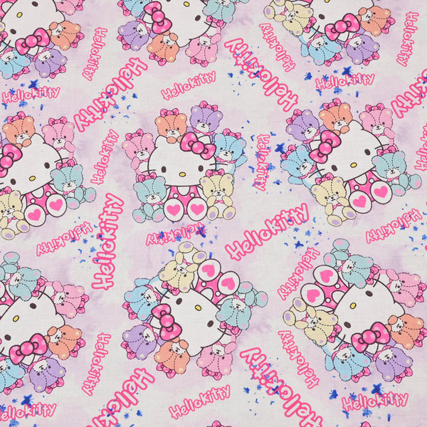 Hello Kitty and Kitsune pink! 1 Yard Medium Thickness Plain Cotton Fabric, Fabric by Yard, Yardage