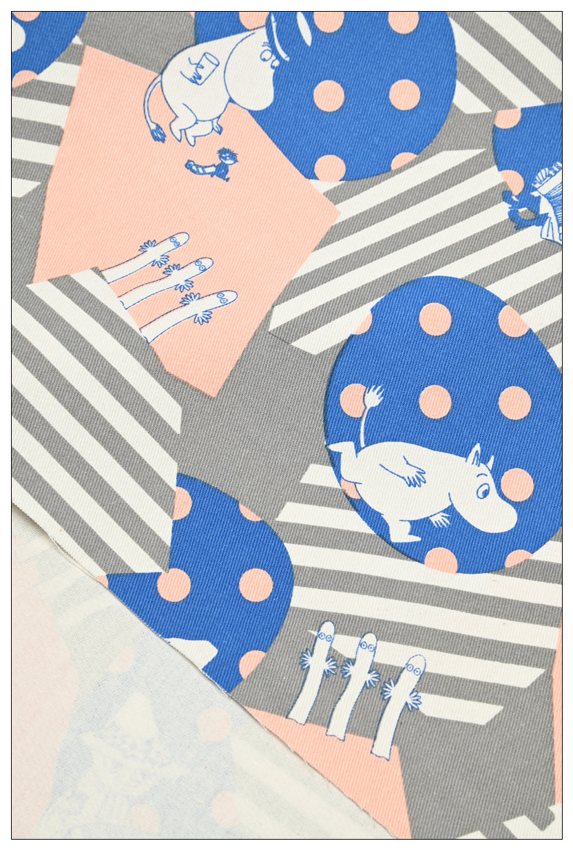 Moomins dots and stripes 2 Colors! 1 Yard Cotton Twill Fabric, Fabric by Yard, Yardage Fabrics for Bags