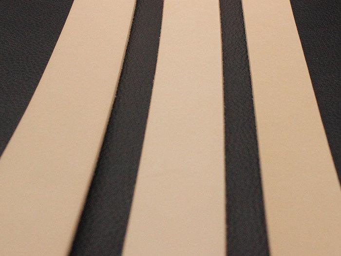 1 Pcs Top Layer Genuine Flat Leather Strap, Raw Cut, Single-sided, Veg-tanned, Width 34/38/29/24/18 mm, Thickness 3.5mm, Made in Itay. - fabrics-top