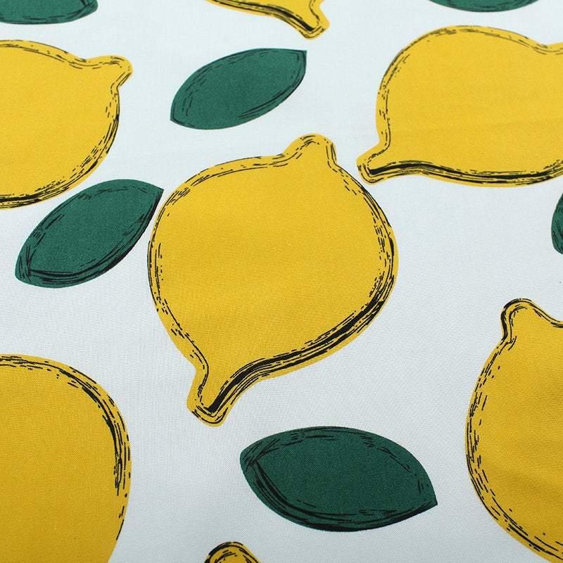 Lemons 3 Colors! 1 Meter Fine Cotton Fabric, Fabric by Yard, Yardage Cotton Fabrics for Style Dress Clothes Skirt - fabrics-top