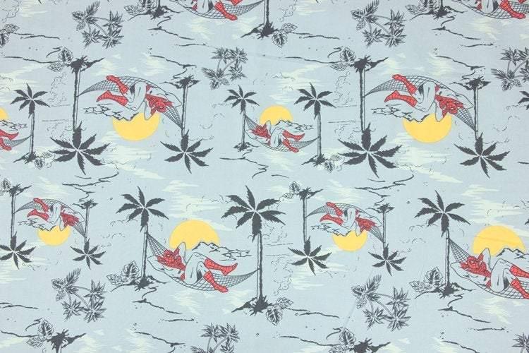 Spider-man Sleeping On Beach blue ! 1 Meter Medium Thickness Fabric, Fabric by Yard, Yardage Polyester Fabrics for Style Bags Super Hero