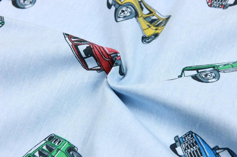 Off-road! 1 Meter Medium Thickness Cotton Fabric, Fabric by Yard, Yardage Cotton Fabrics for Style Clothes, Bags - fabrics-top