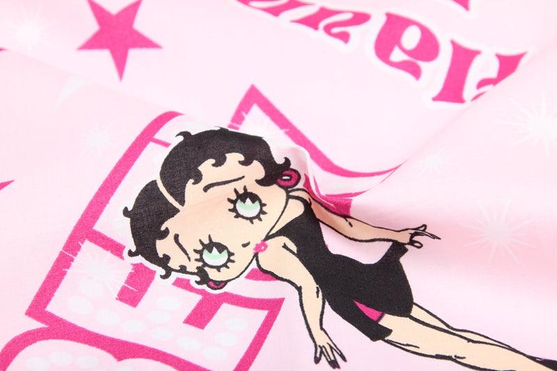 Flaunt It Babe, Betty Boop pink! 1 Meter Medium Thickness Cotton Fabric, Fabric by Yard, Yardage Cotton Fabrics for Style Clothes Bags 2104 - fabrics-top
