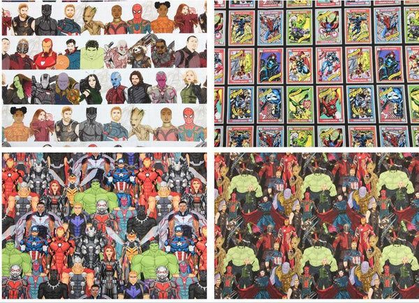 Movie Marvel Super Hero Infinity War! 1 yard Top Quality Medium Thickness Plain Cotton Fabric, Fabric by Yard, Avenger