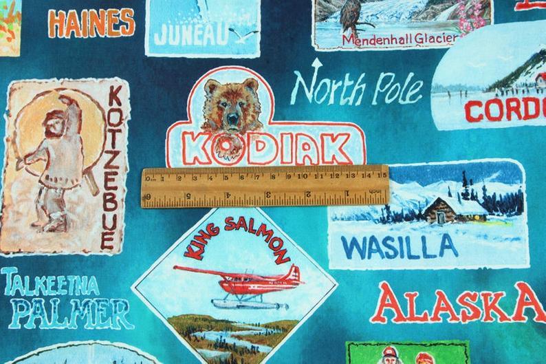 Alaska! 1 Meter Medium Weight Plain Cotton Fabric, Fabric by Yard, Yardage Cotton Fabrics for Style Garments, Bags - fabrics-top