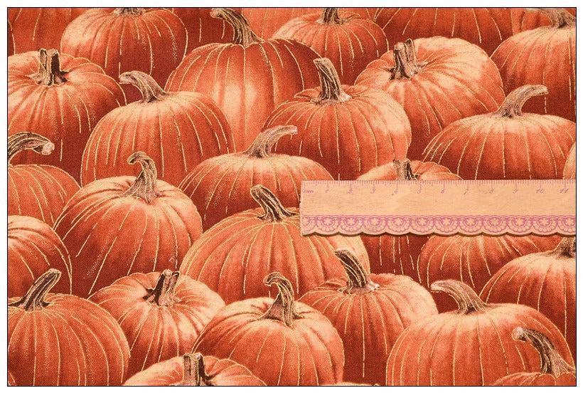 Pumpkins 3 colors! 1 Yard Cotton Plain Fabric, Fabric by Yard, Yardage Cotton  Fabrics for Craft 2024