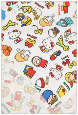 Hello Kitty and Sanrio Friends 5 Prints! 1 Yard Medium Thickness Plain Cotton Fabric, Fabric by Yard, Yardage 202411