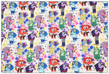 Adorable Bluey the Aussie Cartoon Dog 11 Prints! 1 Yard Quality light-weight Oxford Cotton Fabric, Fabric Aussie 2410