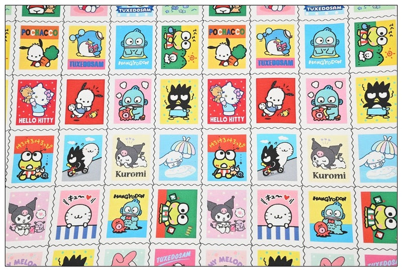 Hello Kitty and Sanrio Friends 2 prints! 1 Yard Medium Digital Printed Cotton Oxford Fabric by Half Yard for Style Clothes, Bags