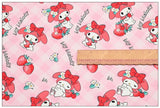 Sanrio My Melody 2 prints! 1 Yard Printed Cotton Fabric, Fabric by Yard, Yardage Bag Fabrics, Children Fabrics, Kids, Japanese 2024