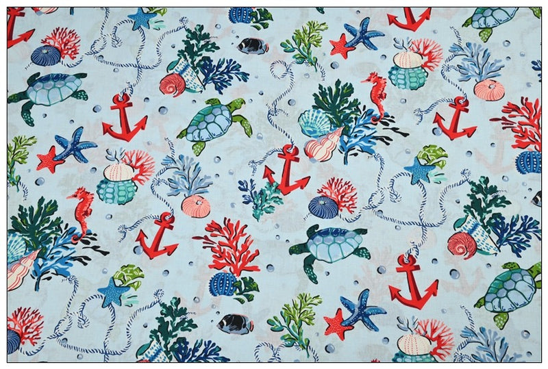 Antilles Treasure_Anchors Aweigh Vera Bradl! 1 Meter Quality Printed Cotton Fabrics by Yard, Vera Bradley Retired