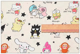 Hello Kitty Spring and Cartoon Friends 2 Colors! 1 Yard Medium Thickness Plain Cotton Fabric, Fabric by Yard, Yardage 2024