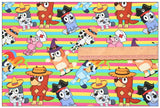 Adorable Bluey the Aussie Cartoon Dog 11 Prints! 1 Yard Quality light-weight Oxford Cotton Fabric, Fabric Aussie 2410