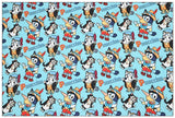 Adorable Bluey the Aussie Cartoon Dog 11 Prints! 1 Yard Quality light-weight Oxford Cotton Fabric, Fabric Aussie 2410