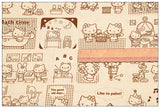 Hello Kitty and Sanrio Friends 5 Prints! 1 Yard Medium Thickness Plain Cotton Fabric, Fabric by Yard, Yardage 202411