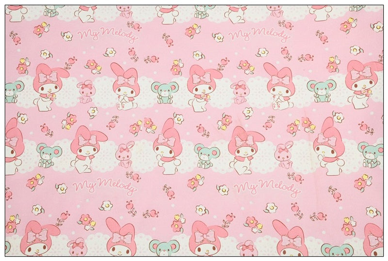 Sanrio My Melody 2 prints! 1 Yard Printed Cotton Fabric, Fabric by Yard, Yardage Bag Fabrics, Children Fabrics, Kids, Japanese 2024