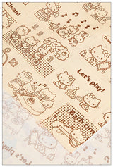 Hello Kitty and Sanrio Friends 5 Prints! 1 Yard Medium Thickness Plain Cotton Fabric, Fabric by Yard, Yardage 202411