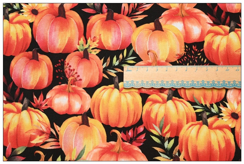 Pumpkins 3 colors! 1 Yard Cotton Plain Fabric, Fabric by Yard, Yardage Cotton  Fabrics for Craft 2024