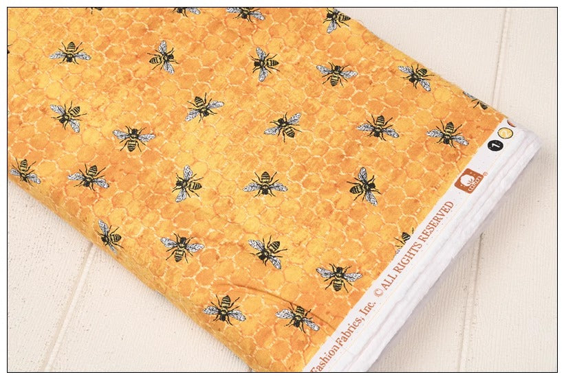 Bee your Honey 2 Patterns! 1 Yard Quality Printed Cotton, Fabrics by Yard, Fabric Yardage Fabrics Japanese Style (Copy) (Copy)