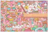 Sanrio Characters Cinnamoroll 5 Prints! 1 Yard Medium Thickness Plain Cotton Fabric, Fabric by Yard, Yardage 202411