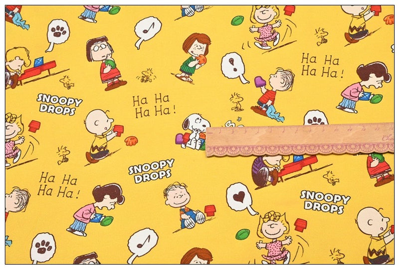 Snoopy 7 prints! 1 Yard Medium Digital Printed Cotton Oxford Fabric by Half Yard for Style Clothes, Bags