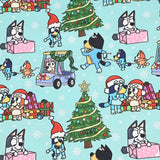 Adorable Bluey the Aussie Cartoon Dog 11 Prints! 1 Yard Quality light-weight Oxford Cotton Fabric, Fabric Aussie 2410