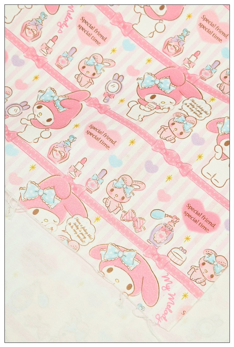 Sanrio My Melody 2 prints! 1 Yard Printed Cotton Fabric, Fabric by Yard, Yardage Bag Fabrics, Children Fabrics, Kids, Japanese 2024