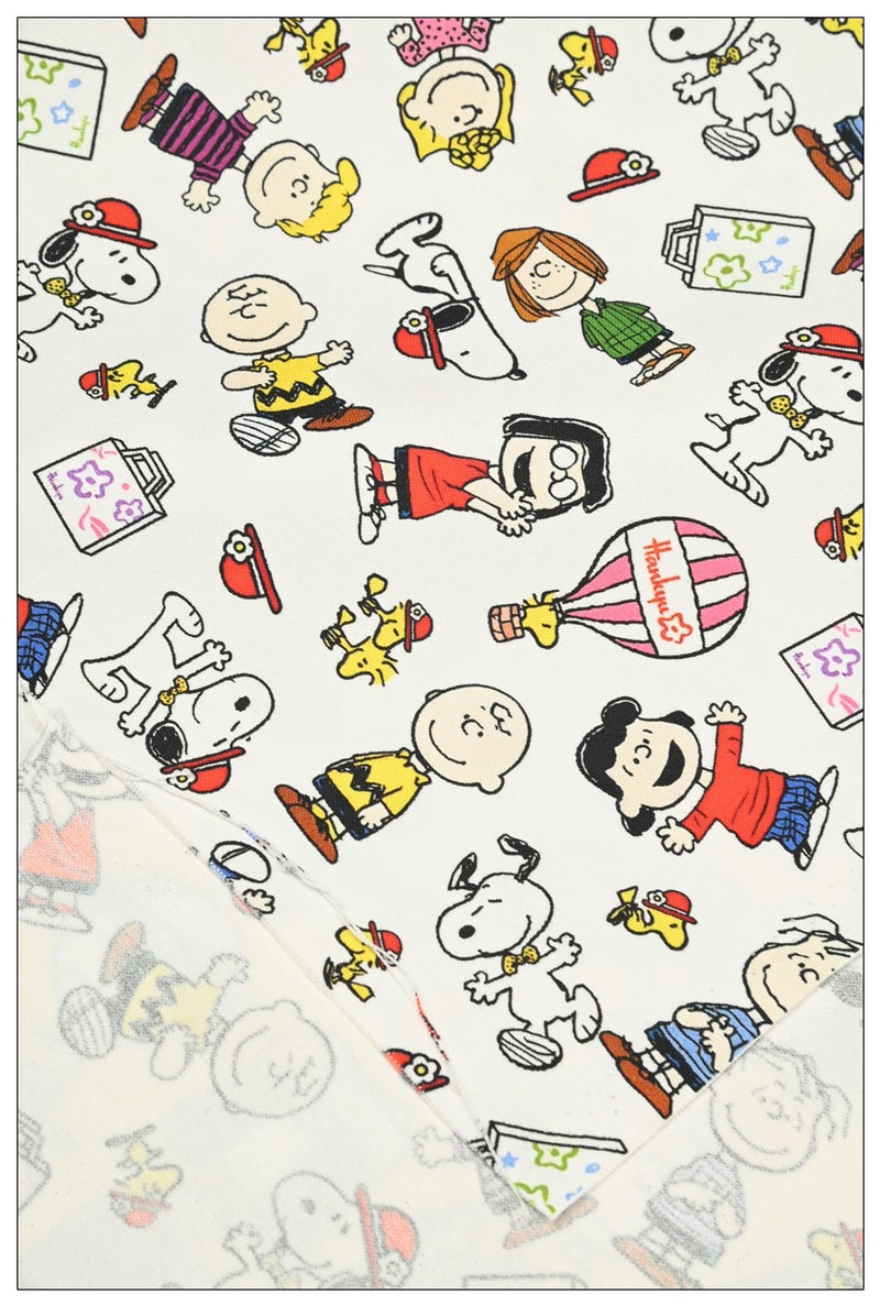 Snoopy 7 prints! 1 Yard Medium Digital Printed Cotton Oxford Fabric by Half Yard for Style Clothes, Bags