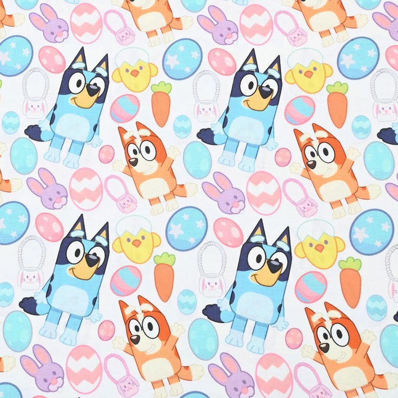 Bluey the Aussie Cartoon Dog 10 Prints! 1 Yard Quality Medium Thickness Plain Cotton Fabric, Fabric Aussie 2408