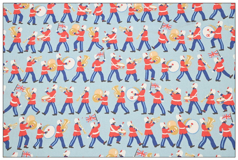 Marching Band Royal Guards Cath Kidston! 1 Meter Stiff Cotton Toile Fabric, Fabric by Yard, Yardage Cotton Canvas Fabrics for Bags English Retro (Copy)