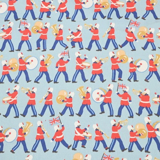 Marching Band Royal Guards Cath Kidston! 1 Meter Stiff Cotton Toile Fabric, Fabric by Yard, Yardage Cotton Canvas Fabrics for Bags English Retro