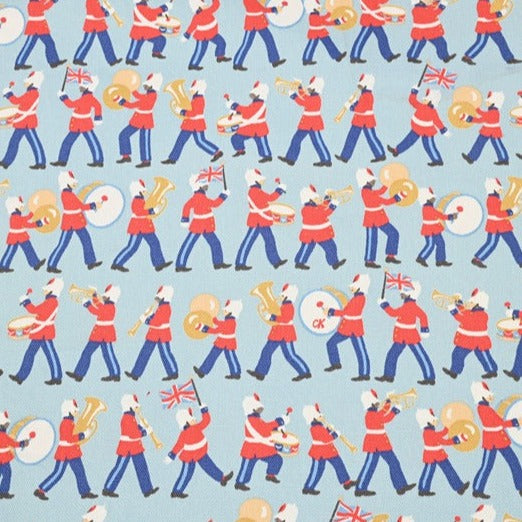 Marching Band Royal Guards Cath Kidston! 1 Meter Stiff Cotton Toile Fabric, Fabric by Yard, Yardage Cotton Canvas Fabrics for Bags English Retro (Copy)