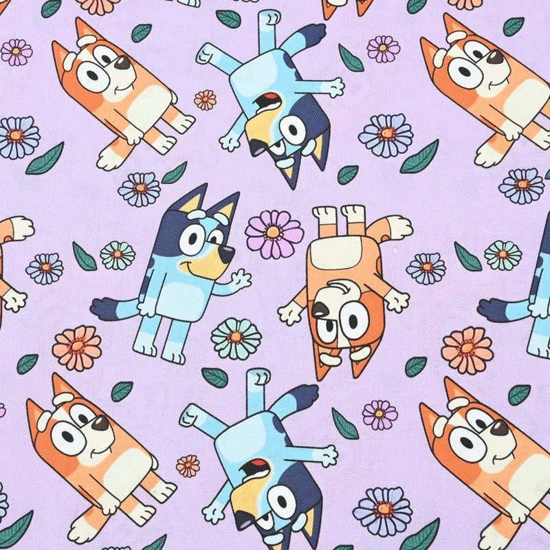 Bluey the Aussie Cartoon Dog 10 Prints! 1 Yard Quality Medium Thickness Plain Cotton Fabric, Fabric Aussie 2408