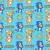 Adorable Bluey the Aussie Cartoon Dog 11 Prints! 1 Yard Quality light-weight Oxford Cotton Fabric, Fabric Aussie 2410