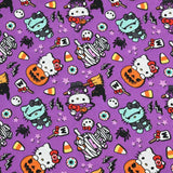 Hello Kitty and Sanrio Friends 5 Prints! 1 Yard Medium Thickness Plain Cotton Fabric, Fabric by Yard, Yardage 202411