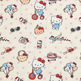 Hello Kitty and Sanrio Friends 5 Prints! 1 Yard Medium Thickness Plain Cotton Fabric, Fabric by Yard, Yardage 202411