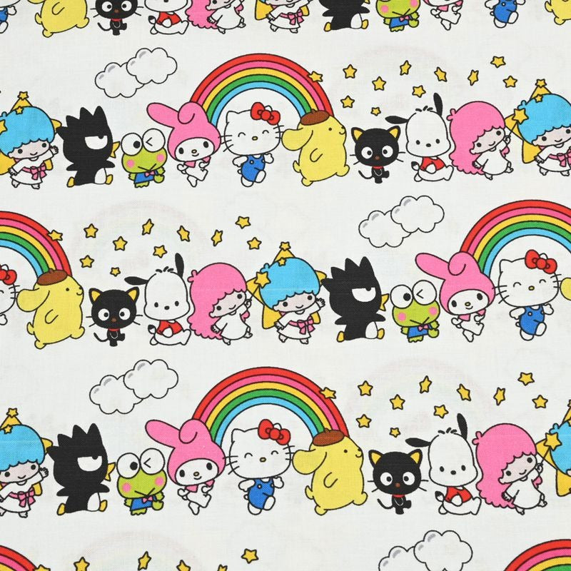 Sanrio Characters Cinnamoroll 5 Prints! 1 Yard Medium Thickness Plain Cotton Fabric, Fabric by Yard, Yardage 202411