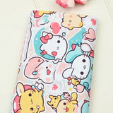 Hello Kitty and Cartoon Friends 2 Colors! 1 Yard Medium Thickness Plain Cotton Fabric, Fabric by Yard, Yardage (Copy)