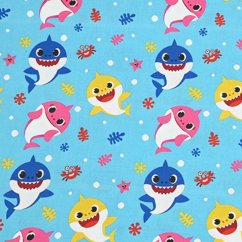 the Baby Shark Cartoon 10 Prints! 1 Yard Printed Cotton Fabric, Fabric by Yard, Yardage Fabrics, Children  Kids