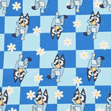 Adorable Bluey the Aussie Cartoon Dog 11 Prints! 1 Yard Quality light-weight Oxford Cotton Fabric, Fabric Aussie 2410