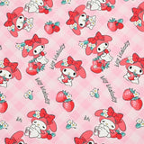 Sanrio My Melody 2 prints! 1 Yard Printed Cotton Fabric, Fabric by Yard, Yardage Bag Fabrics, Children Fabrics, Kids, Japanese 2024