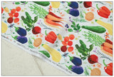 Botany Plants Book Vegetables! 1 Yard Cotton Plain Fabric, Fabric by Yard, Yardage Cotton Canvas Fabrics for Bags