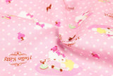 Hello Kitty Quality Prints Collection! 1 Meter Printed Cotton Fabric, Fabric by Yard, Yardage Bag Fabrics, Children Fabrics, Kids, Japanese - fabrics-top
