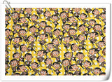 Mr. Bean Cartoon! 1 Yard Medium Thickness Plain Cotton Fabric, Fabric by Yard, Yardage