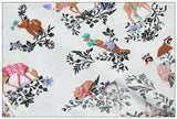 Merry Mischief Snowday Animals Vera Bradl! 1 Meter Quality Printed Cotton Fabrics by Yard, Vera Bradley Retired