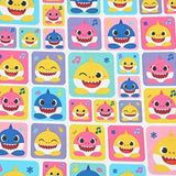 the Baby Shark Cartoon 10 Prints! 1 Yard Printed Cotton Fabric, Fabric by Yard, Yardage Fabrics, Children  Kids