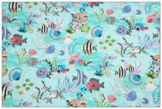 Antilles Treasure_Anchors Aweigh Vera Bradl! 1 Meter Quality Printed Cotton Fabrics by Yard, Vera Bradley Retired