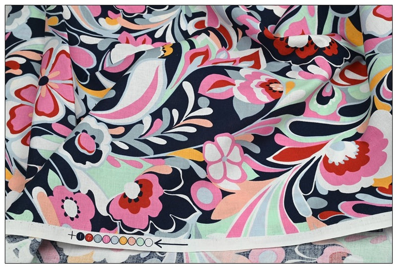 Abstract Floral! 1 Meter Medium Thickness Cotton Fabric, Fabric by Yard, Yardage Cotton Fabrics for  Style Garments, Bags