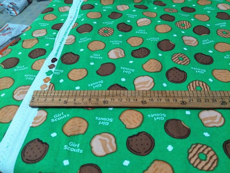 Girl Scouts Series! 1 Meter Medium Thickness Cotton Fabric, Fabric by Yard, Yardage Cotton Fabrics for Style Clothes, Bags - fabrics-top